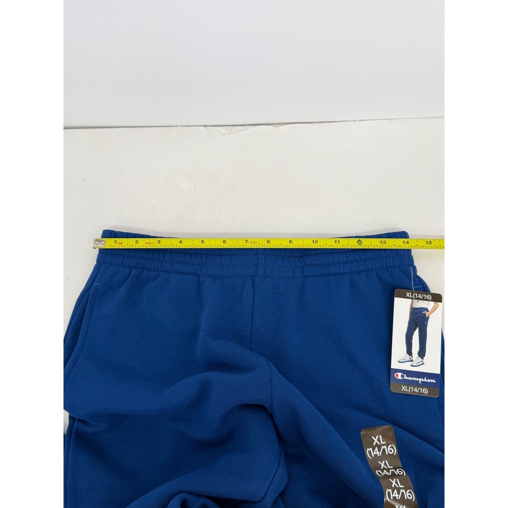 Champion Boys Blue Fleece Joggers Sweatpants Sz XL‎ 14/16 NEW - Picture 7 of 12